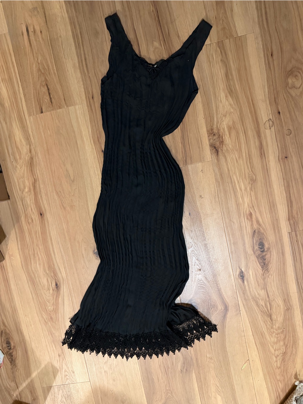 Vintage Cher Jacque Crinkle Slip Dress